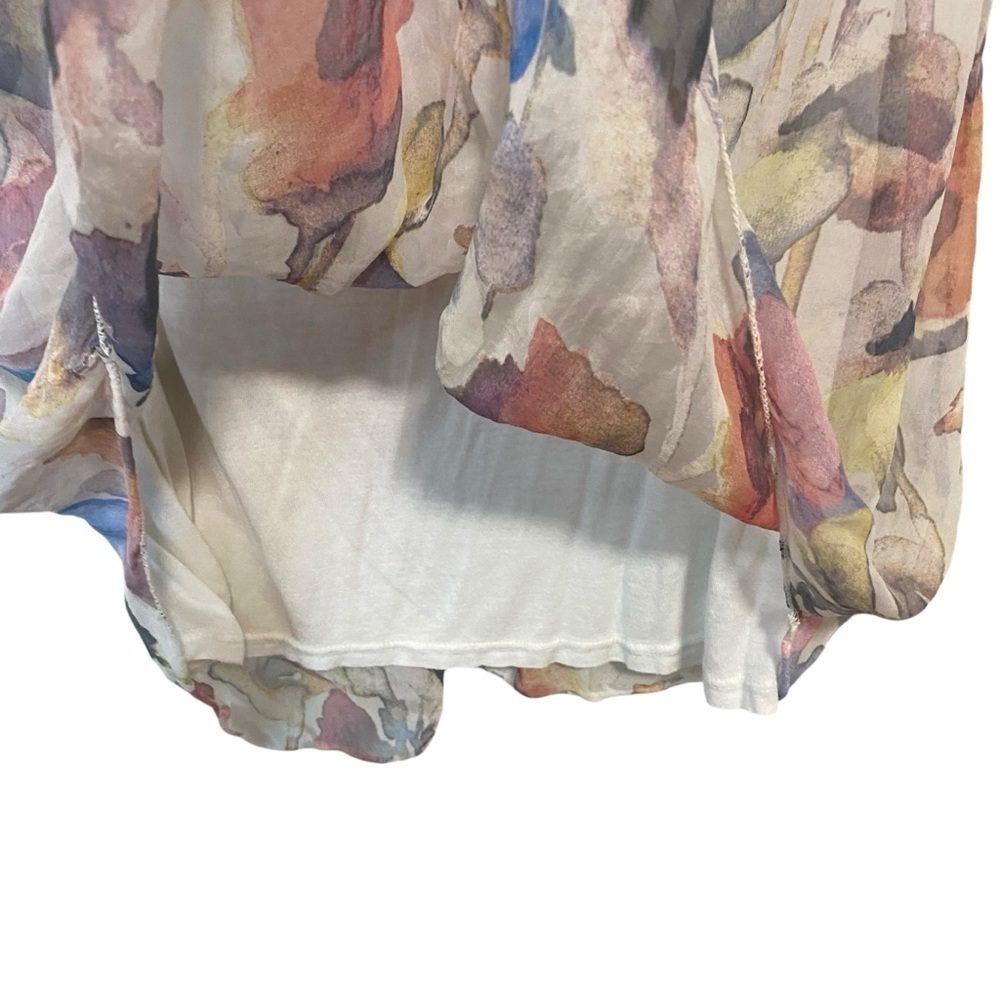 Luisa Ricci - Silk Tie Front Sleeveless Blouse - S - Italy - Picture 4 of 7